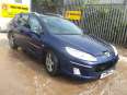 sérült angol Peugeot 407 sw LUXURI bontásra